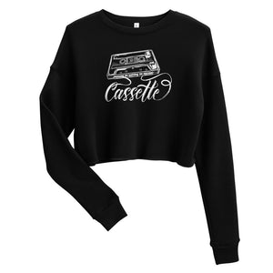 The Cassette Logo Crop Sweatshirt